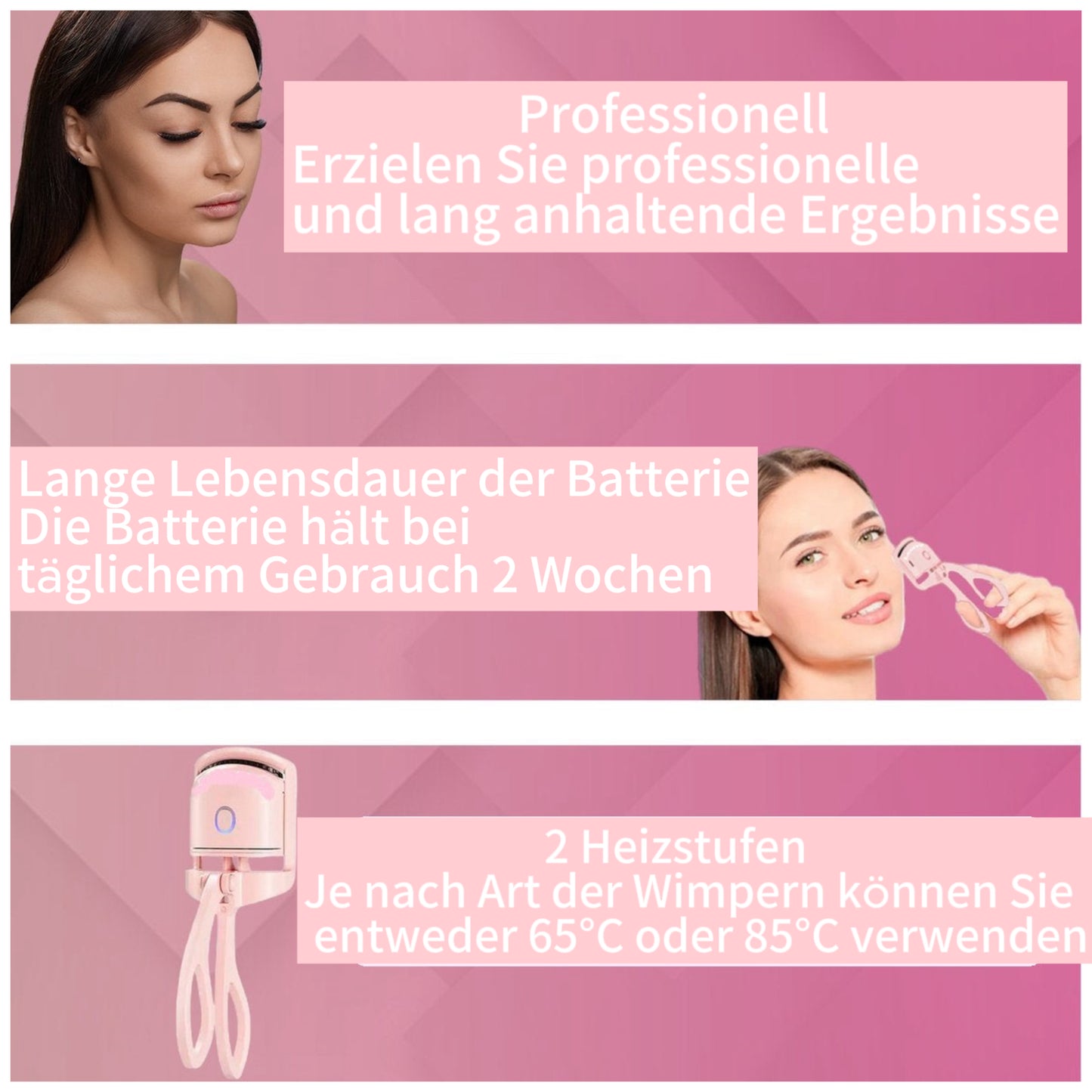 Laura™ -  Elektrische wärmende Wimpernzange